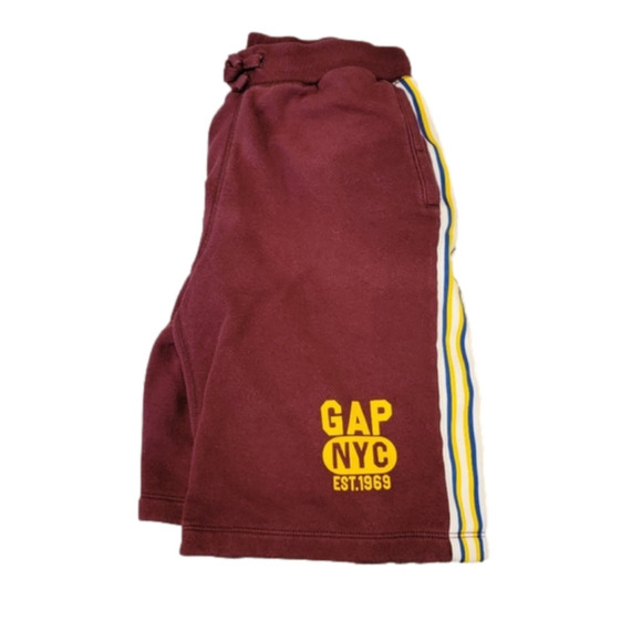 Gap Boys Burgandy with stripe sweat shorts. Excellent condition. Size XL - Picture 1 of 3